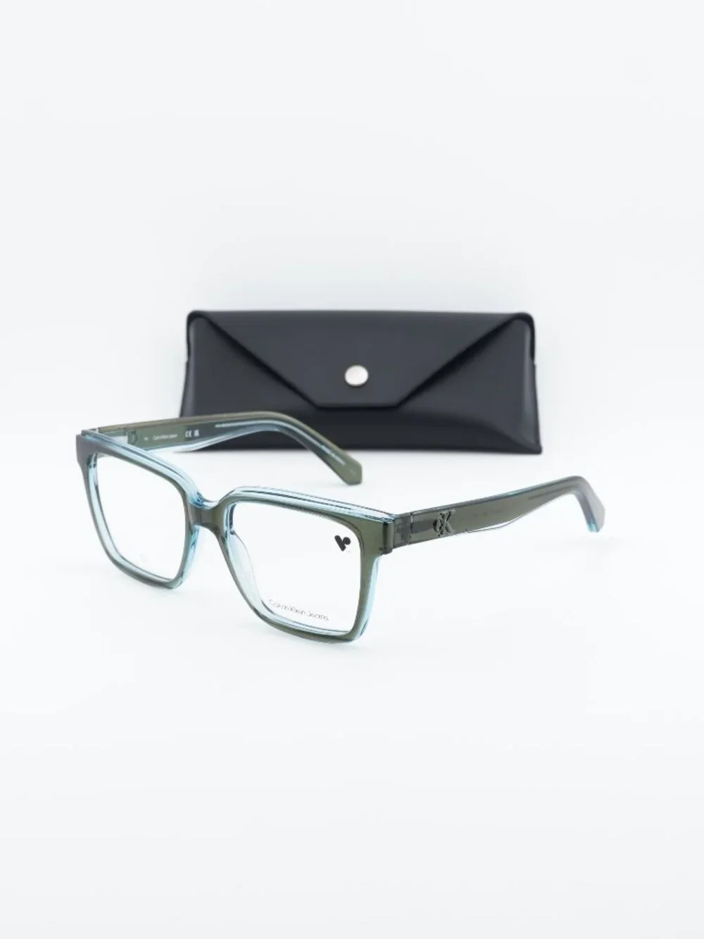Calvin Klein Jeans CKJ24619 300 Square Eyeglasses 53mm - Green